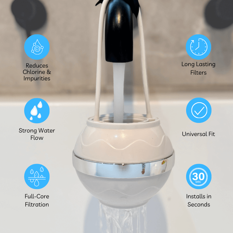 Healthi Home™ Bath Filter – Gentle Clean Water for Sensitive Skin