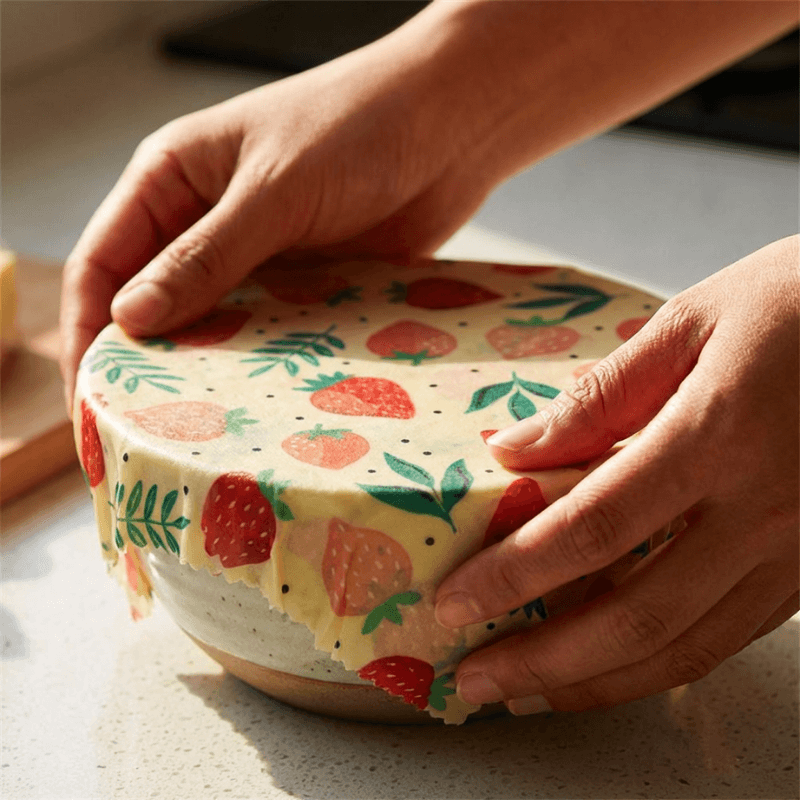 HealthiHome™ Organic Beeswax Wraps (Pack of 3)